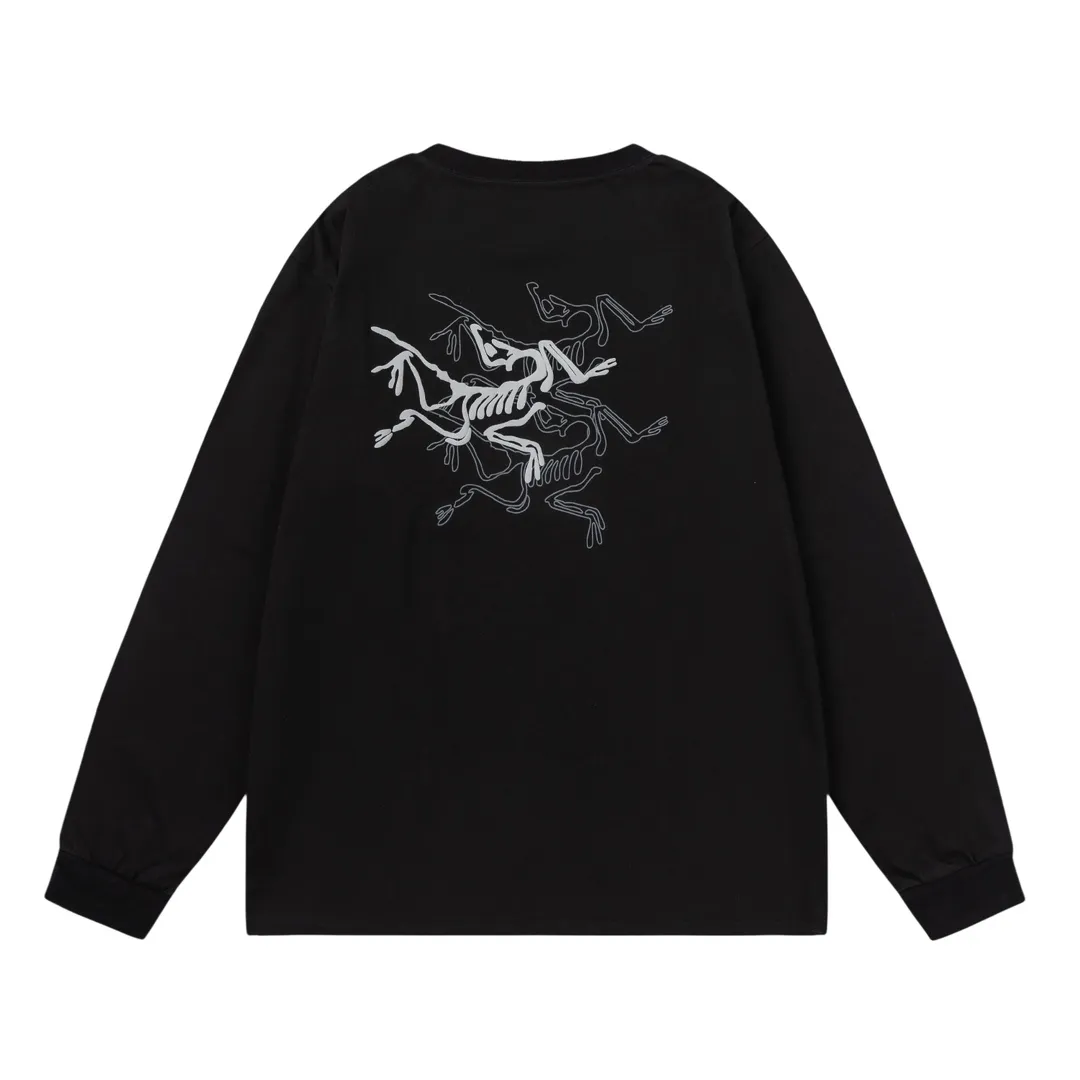 Ayc Teryx 2024FW LOGO Premium 32s Same Style ：Black White Size：XS S M L